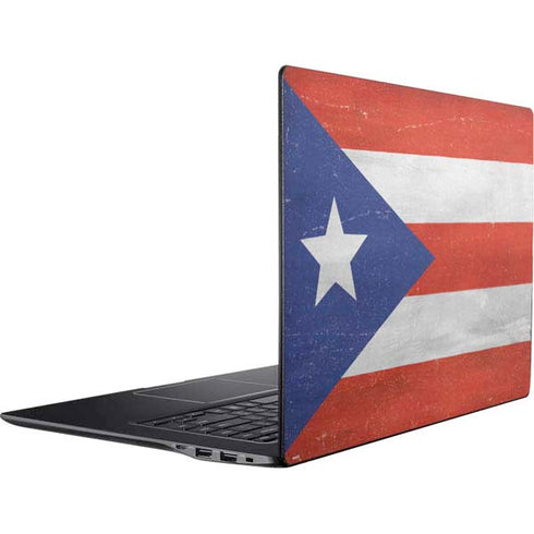 Puerto Rico Flag Distressed Ativ Book 9 (15.6in 2014) Skin